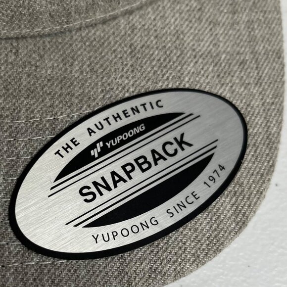 The Classics Yupoong Hat Legendary Snapback Gray Wool Blend New - Picture 3 of 8